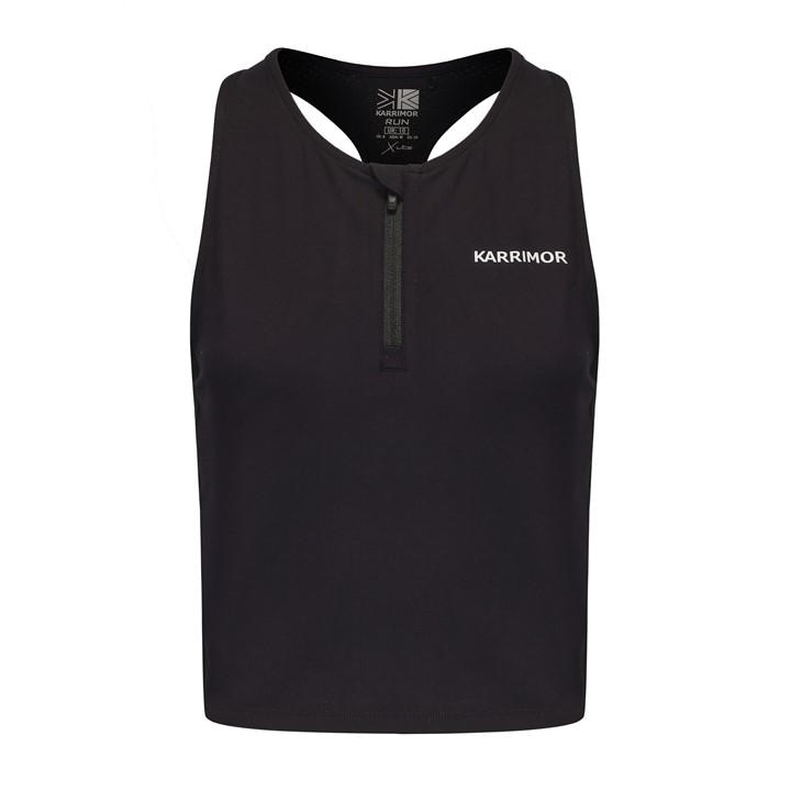 Karrimor Women's Black X Lite Running Tank Gym Vest in Size 14, Sports Direct