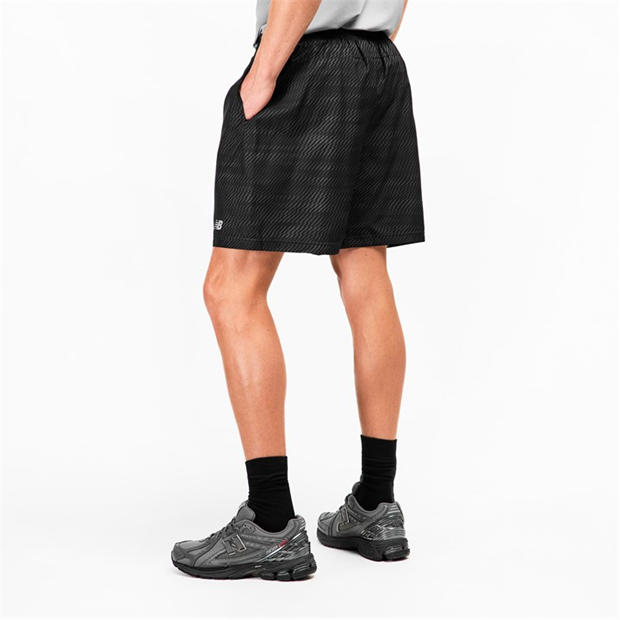 Black Print - New Balance - Men's Performance Running Shorts