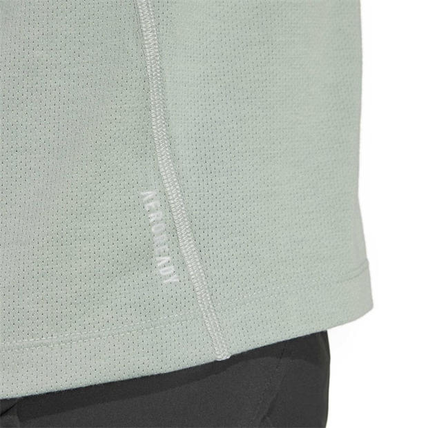 Silver Green - adidas - Men's Own the Run 3 Stripes Short Sleeve T-Shirt
