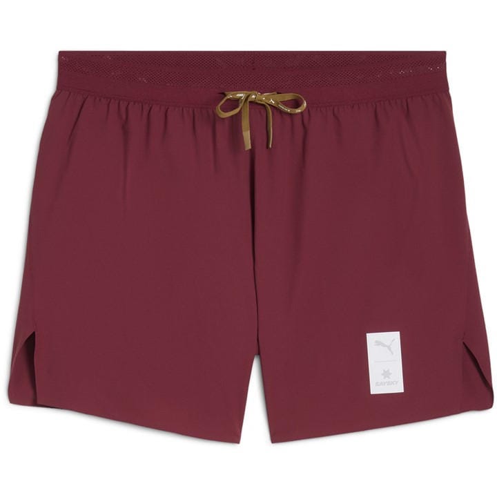 Puma Men's Red X Saysky Run Short Performance Running Shorts in Size M, Sports Direct