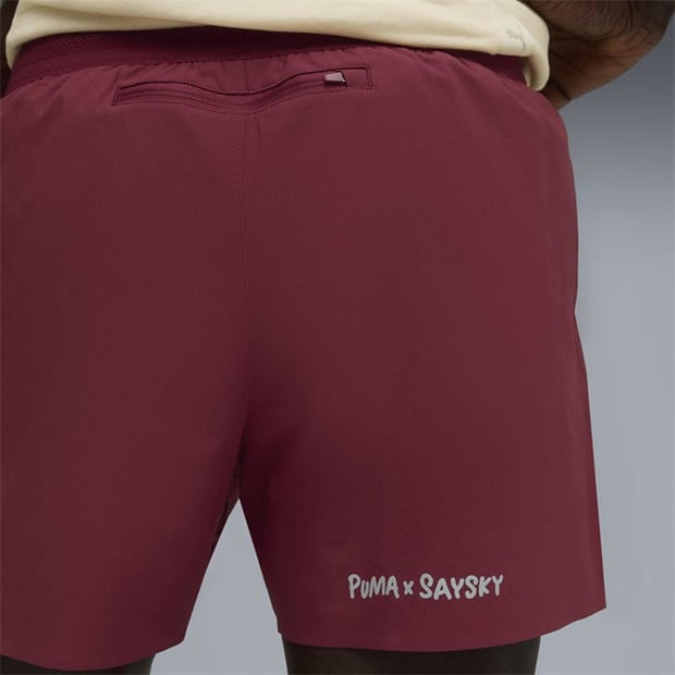 Team Regal Red - Puma - Men's X Saysky Run Short Performance Running Shorts