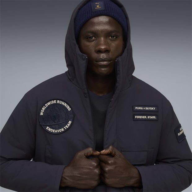 New Navy - Puma - Men's X Saysky Team Performance Running Jacket