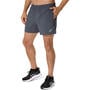 CARRIER GREY - Asics - Silver 5In Short Mens