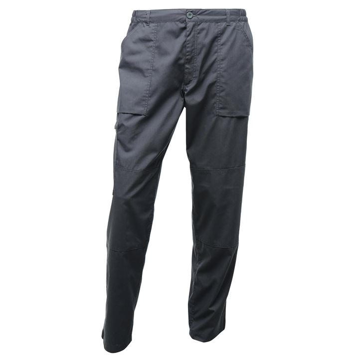 Regatta Men's Grey Action Workwear Trousers (Long Leg) in Size 38, Sports Direct