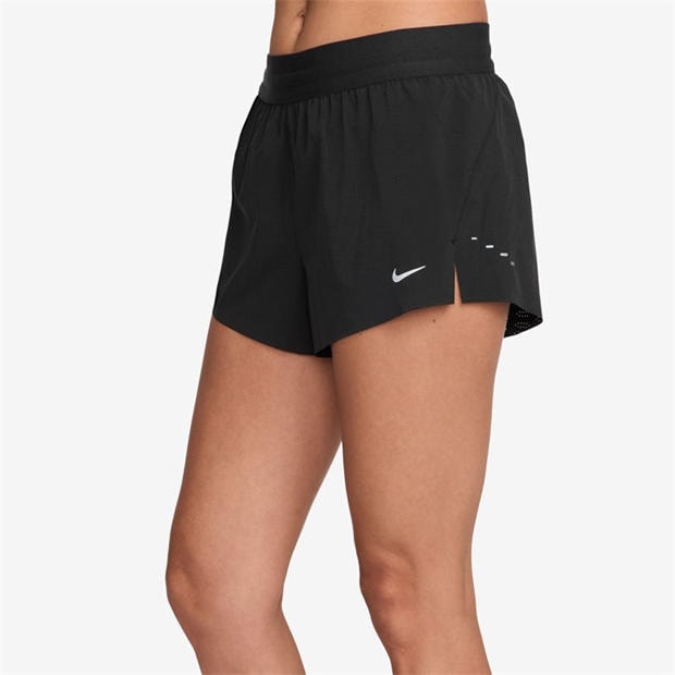 Black/White - Nike - Women's Performance Running Shorts