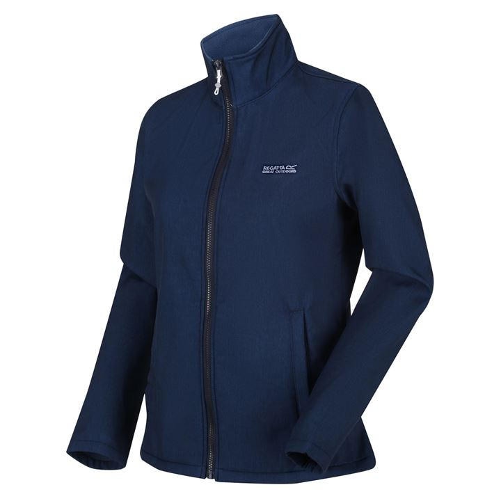 Regatta Women's Blue Connie V Full Zip Softshe in Size 20, Sports Direct