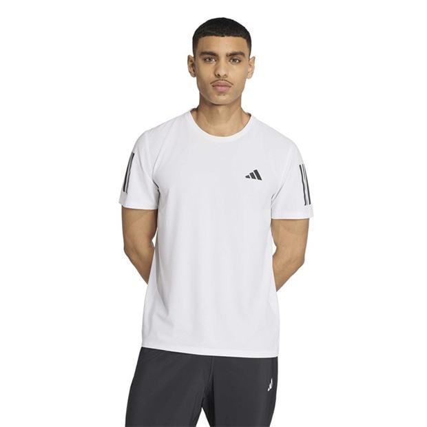 White - adidas - adidas Otr B Tee Running Top Mens