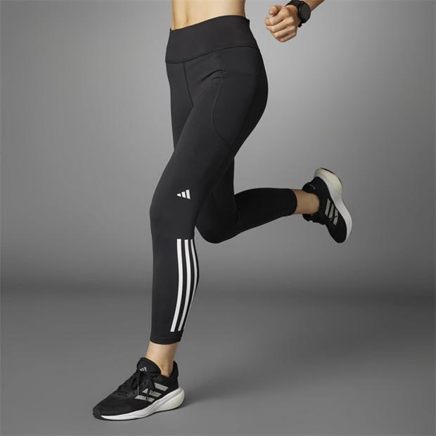 Black - adidas - adidas Dailyrun 3s 7/8 Running Tight Womens