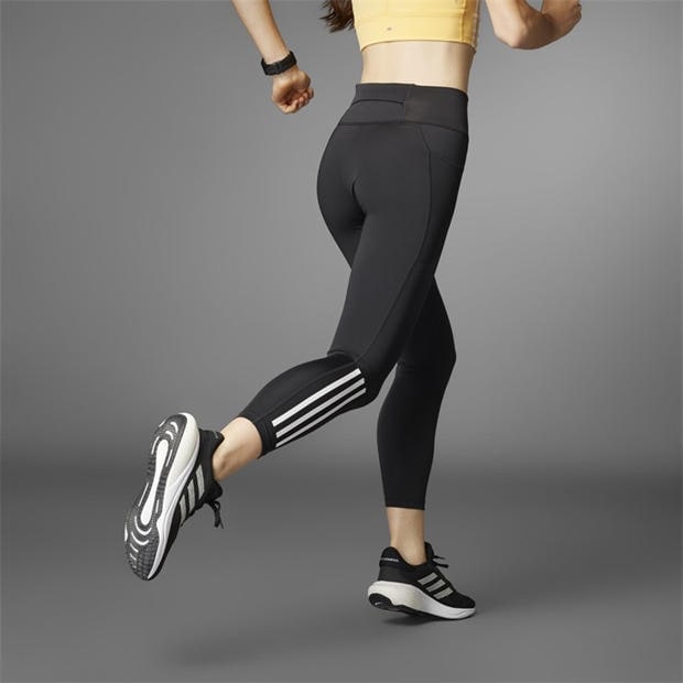 Black - adidas - adidas Dailyrun 3s 7/8 Running Tight Womens