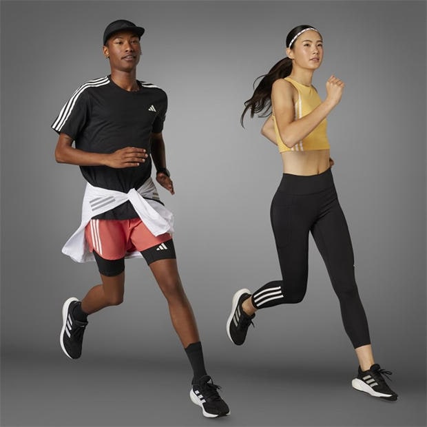 Black - adidas - adidas Dailyrun 3s 7/8 Running Tight Womens