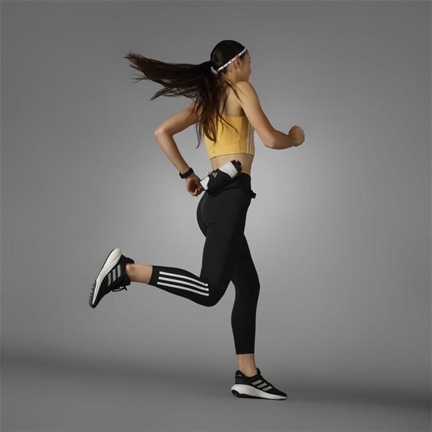 Black - adidas - adidas Dailyrun 3s 7/8 Running Tight Womens