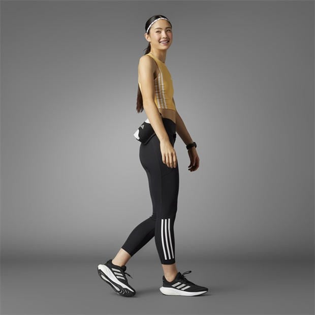 Black - adidas - adidas Dailyrun 3s 7/8 Running Tight Womens
