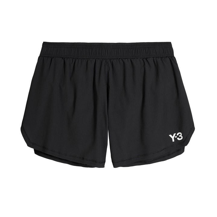 Y3 Men's Black Performance Running Shorts in Size L, Sports Direct