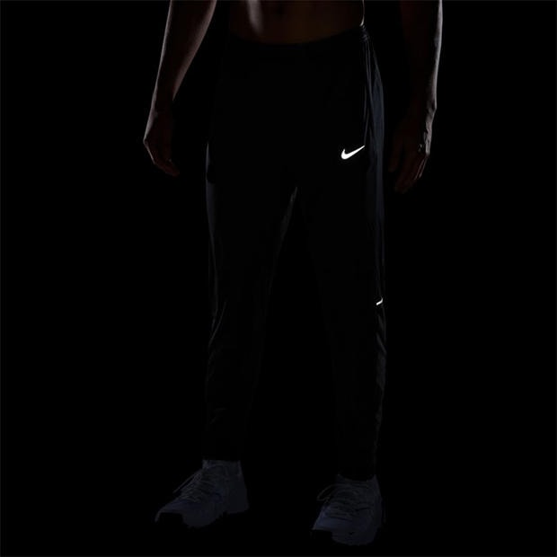 Black/Slvr RF - Nike - Men's Miler Knitted Performance Tracksuit Bottom
