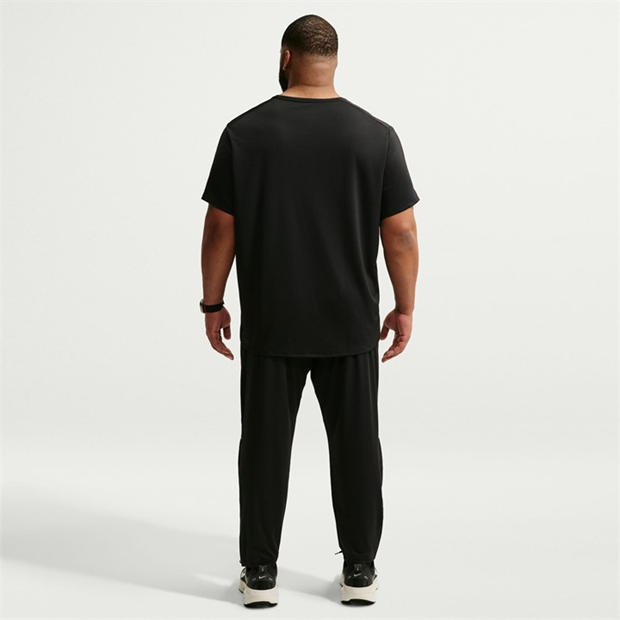 Black/Slvr RF - Nike - Men's Miler Knitted Performance Tracksuit Bottom