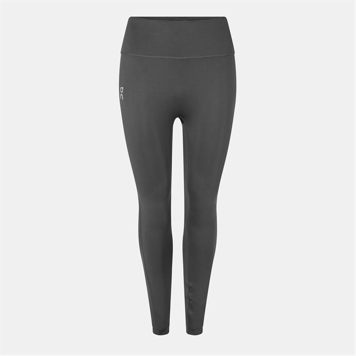 On Women's Grey Core Run Tights in Size 8, Sports Direct