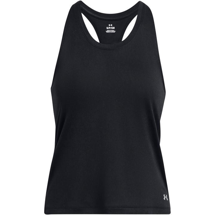 Under Armour Women's Black Launch Splatter Performance Vest in Size 12, Sports Direct