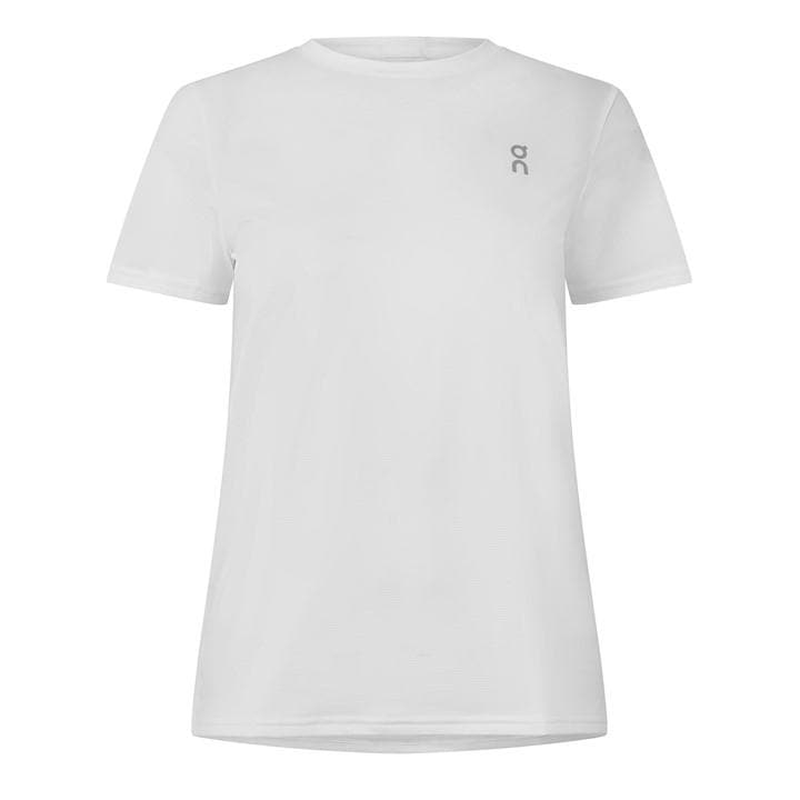 On Women's White Core Short Sleeve Running T-Shirt in Size 14, Sports Direct