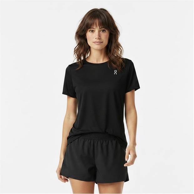 Black - On - Women's Core Short Sleeve Running T-Shirt