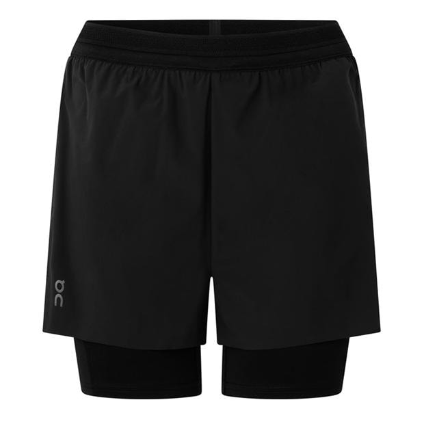 Black - On - Women's 2/1 Running Shorts