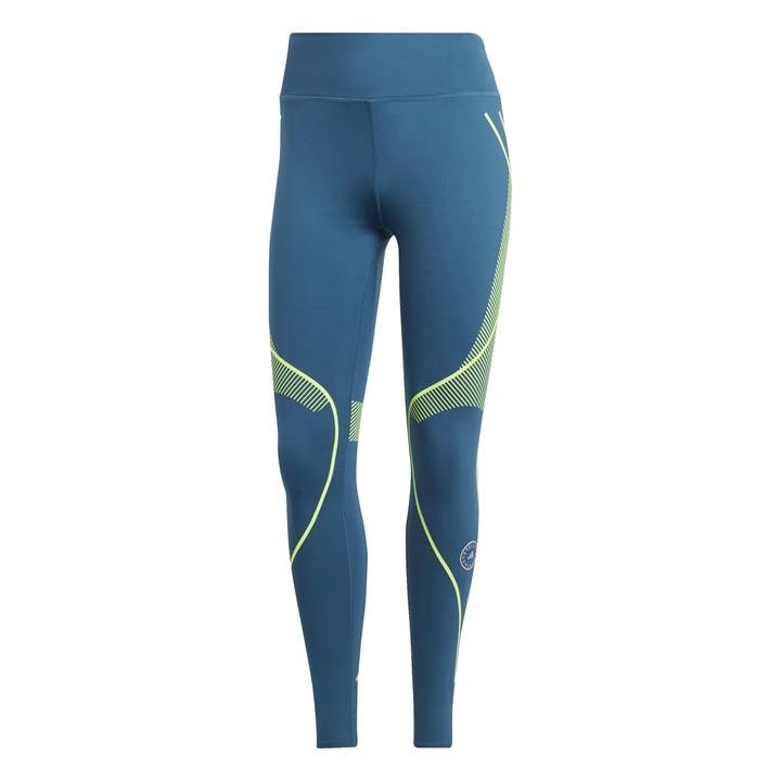 Adidas Women's Green Performance Running Tights in Size 2XS, Sports Direct
