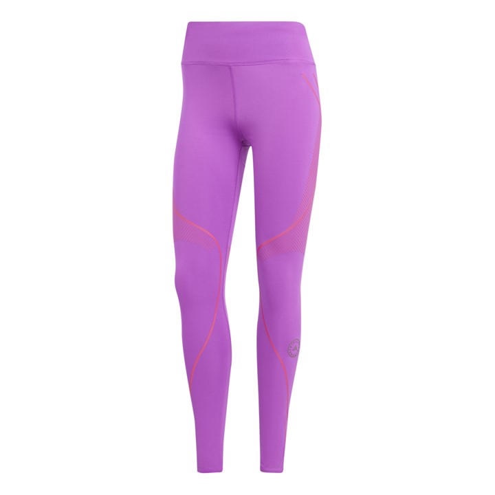 Adidas Women's Purple Performance Running Tights in Size 2XS, Sports Direct