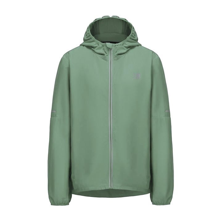 Karrimor Men's Green Water Resistant Hooded Long Sleeve Performance Running Jacket in Size 2XL, Sports Direct