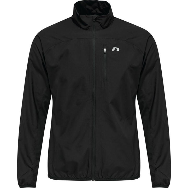 Newline Men' Black Core Water Repellent Performance Running Jacket in Size S, Sports Direct