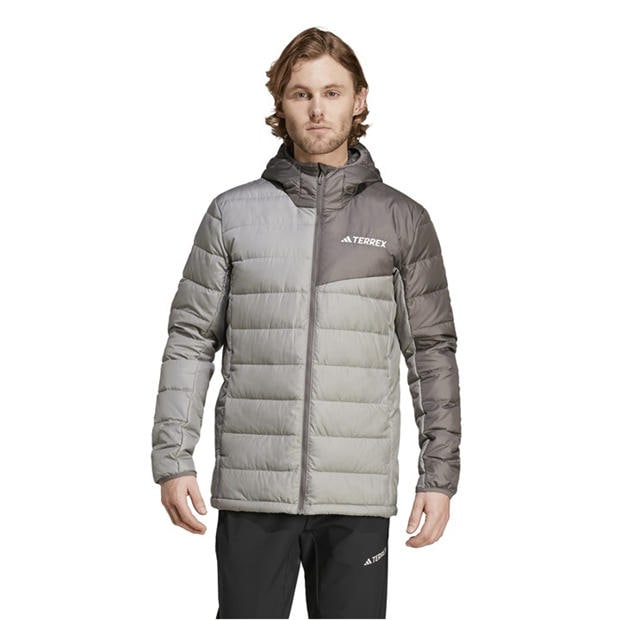 Ch Solid Grey - adidas - Mt Down Ho J Running Jacket Mens
