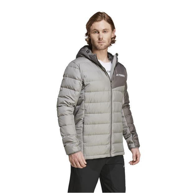 Ch Solid Grey - adidas - Mt Down Ho J Running Jacket Mens