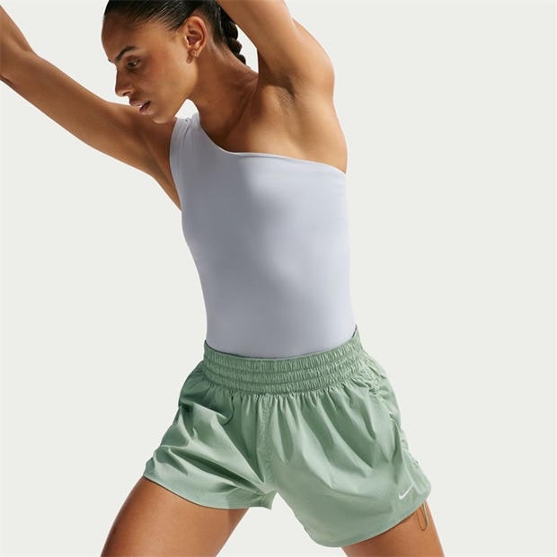 Steam/White - Nike - Women's Performance Running Shorts