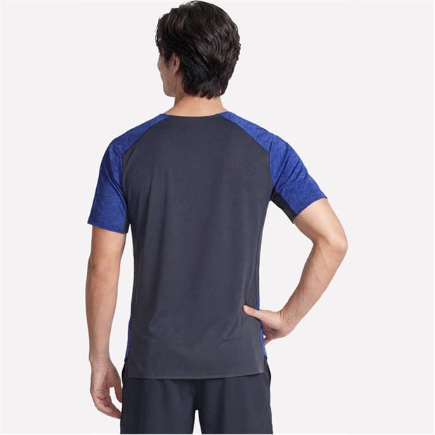Blue - Skechers - Godri Circuit Tee Running Top Mens