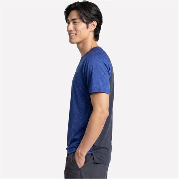 Blue - Skechers - Godri Circuit Tee Running Top Mens