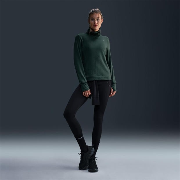 Vintage Green - Nike - Women's Swift Element Long Sleeve Running Top