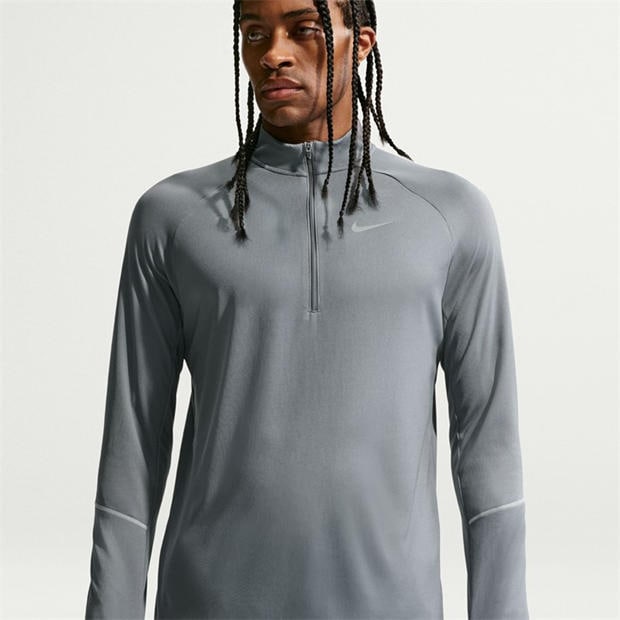Smoke Grey - Nike - Men's Long Sleeve Performance Running Top