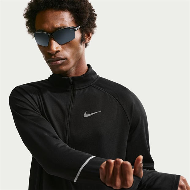 Black - Nike - Men's Long Sleeve Performance Running Top