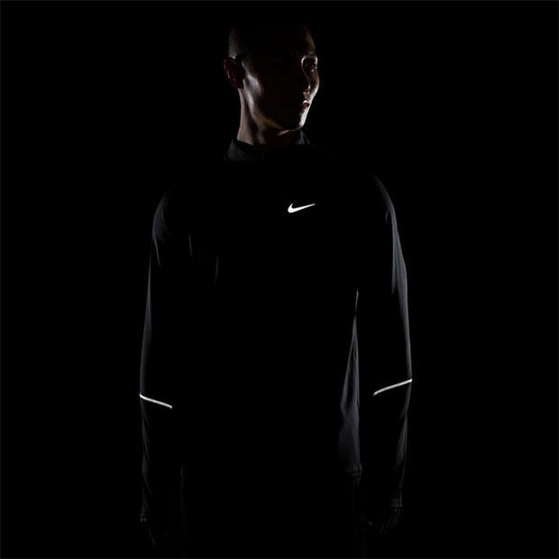 Black - Nike - Men's Long Sleeve Performance Running Top