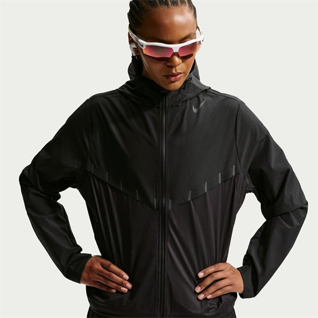 Black/Black - Nike - Women's AeroSwift Slim Fit Running Jacket