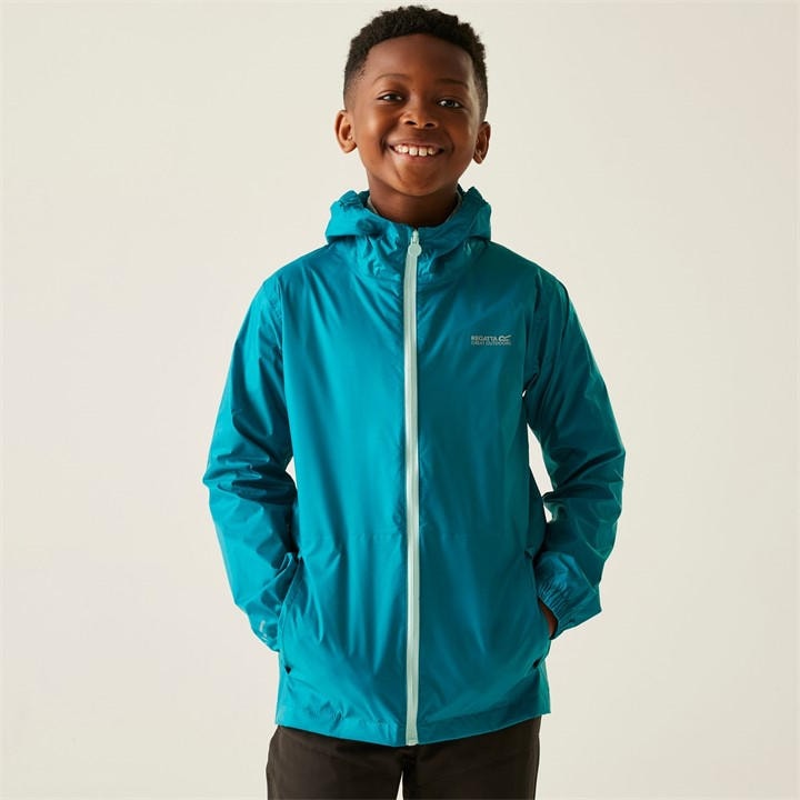 Regatta Boys Exotic Plume(Icy Morn) Pack-It Iii Jacket Size 1