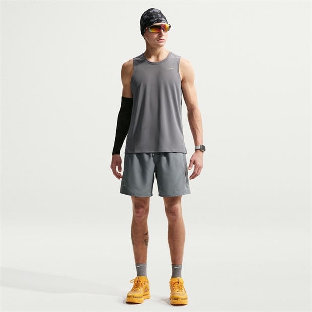 Smoke Grey - Nike - Men's Miler 7 Performance Running Shorts