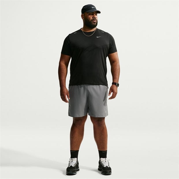 Smoke Grey - Nike - Men's Miler 7 Performance Running Shorts