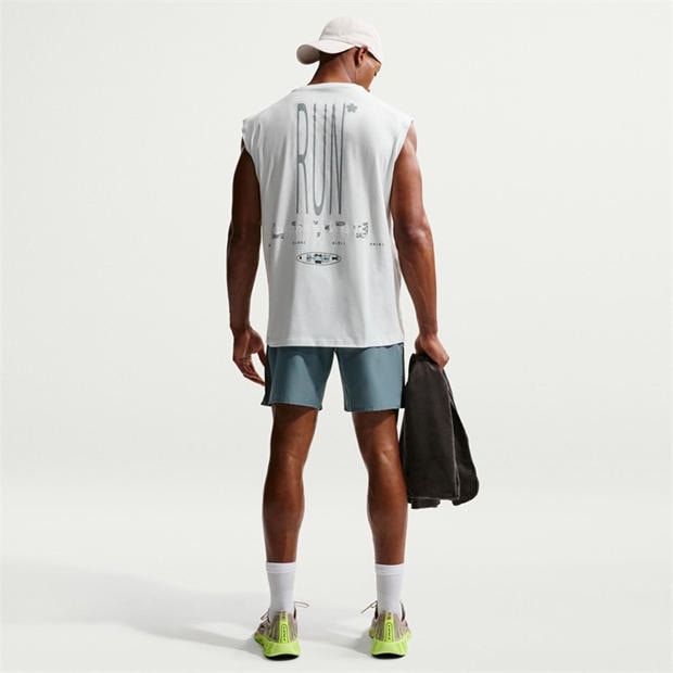 Mineral Slate - Nike - Men's Miler 7 Performance Running Shorts