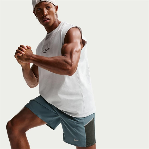 Mineral Slate - Nike - Men's Miler 7 Performance Running Shorts