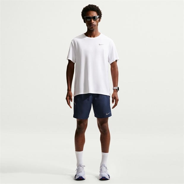 Midnight Navy - Nike - Men's Miler 7 Performance Running Shorts