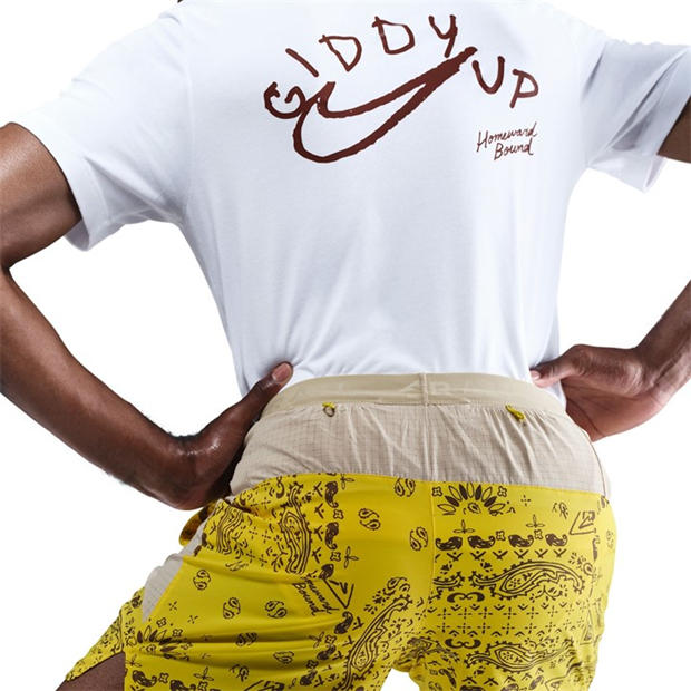 Lightening/Dese - Nike - Men's Trail All-Over Print Running Shorts