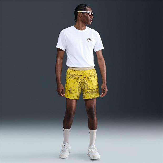 Lightening/Dese - Nike - Men's Trail All-Over Print Running Shorts