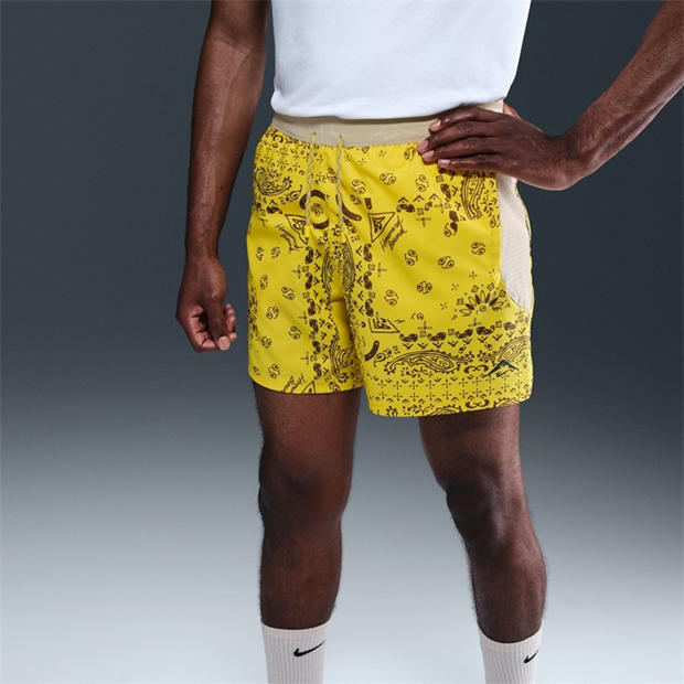 Lightening/Dese - Nike - Men's Trail All-Over Print Running Shorts