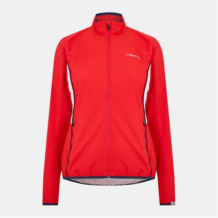 Head Women's Red Club Performance Tennis Jacket in Size 12, Sports Direct