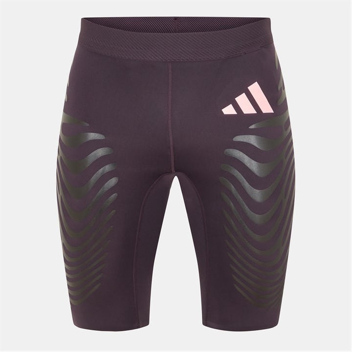 Adidas Men' Purple Performance Running Shorts in Size S, Sports Direct