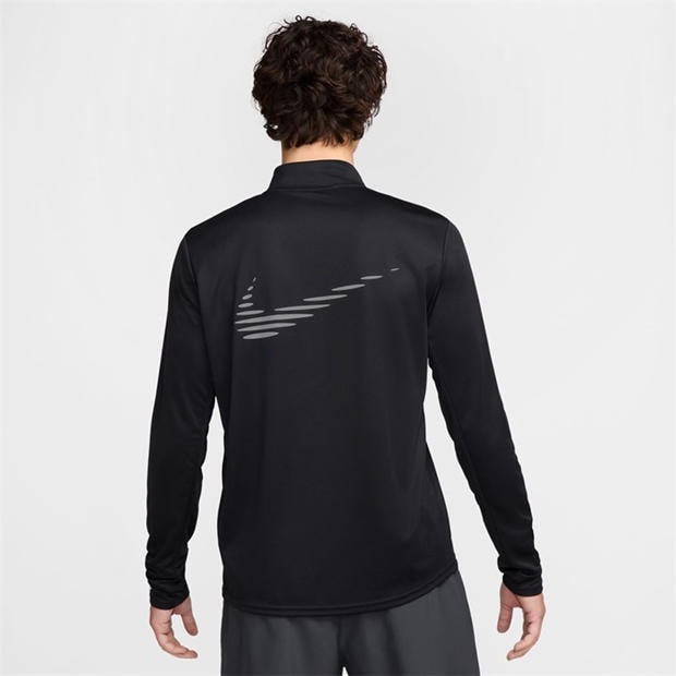 Black/Reflectiv - Nike - Men's Pacer Flash Long Sleeve Running Top